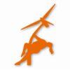 Wind Turbine Thick Stripper - Vinyl Decal Sticker - CHOOSE Size & Color