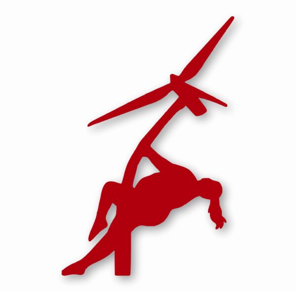 Wind Turbine Thick Stripper - Vinyl Decal Sticker - CHOOSE Size & Color