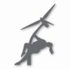 Wind Turbine Thick Stripper - Vinyl Decal Sticker - CHOOSE Size & Color