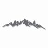 MOUNTAIN RANGE LANDSCAPE Sasquatch - Vinyl Decal Sticker - CHOOSE Size & Color