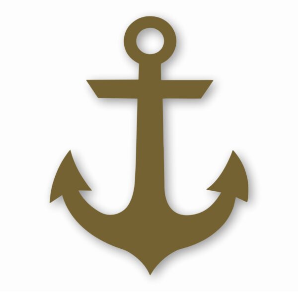 Anchor Nursery Nautical Ship Boat - Vinyl Decal Sticker - CHOOSE Size & Color