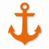 Anchor Nursery Nautical Ship Boat - Vinyl Decal Sticker - CHOOSE Size & Color