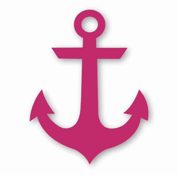 Anchor Nursery Nautical Ship Boat - Vinyl Decal Sticker - CHOOSE Size & Color