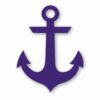Anchor Nursery Nautical Ship Boat - Vinyl Decal Sticker - CHOOSE Size & Color