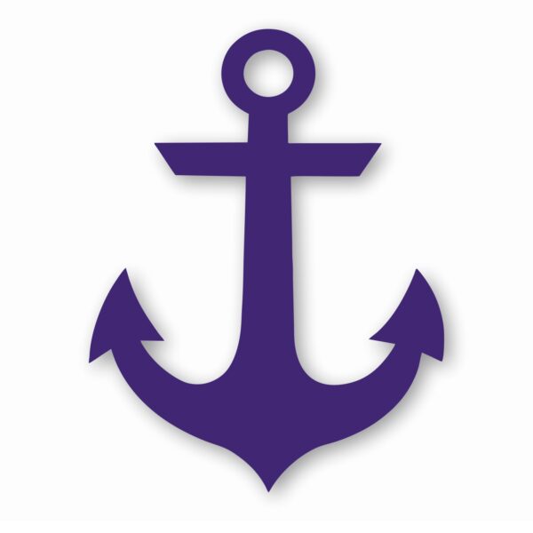 Anchor Nursery Nautical Ship Boat - Vinyl Decal Sticker - CHOOSE Size & Color