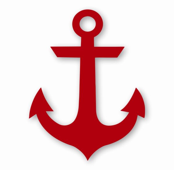 Anchor Nursery Nautical Ship Boat - Vinyl Decal Sticker - CHOOSE Size & Color