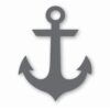 Anchor Nursery Nautical Ship Boat - Vinyl Decal Sticker - CHOOSE Size & Color