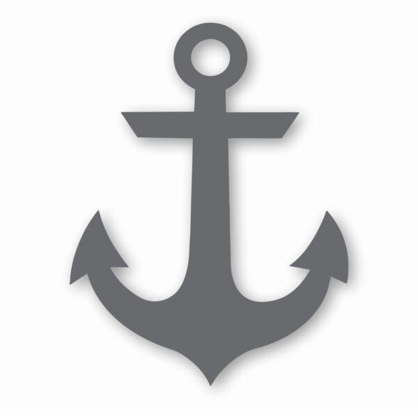 Anchor Nursery Nautical Ship Boat - Vinyl Decal Sticker - CHOOSE Size & Color
