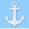 Anchor Nursery Nautical Ship Boat - Vinyl Decal Sticker - CHOOSE Size & Color