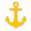 Anchor Nursery Nautical Ship Boat - Vinyl Decal Sticker - CHOOSE Size & Color
