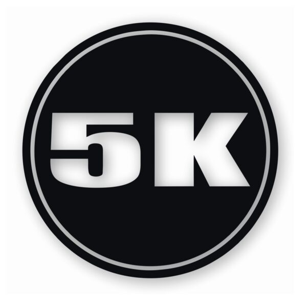 5k Circle 3.1 Miles Marathon - Vinyl Decal Sticker - CHOOSE Size & Color