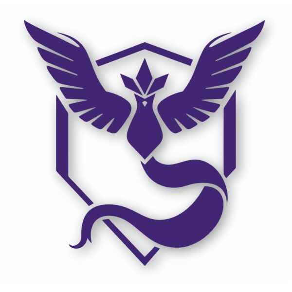 Pokemon Go Team Mystic Logo - Vinyl Decal Sticker - CHOOSE Size & Color