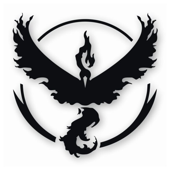 Pokemon Go Team Valor Logo - Vinyl Decal Sticker - CHOOSE Size & Color