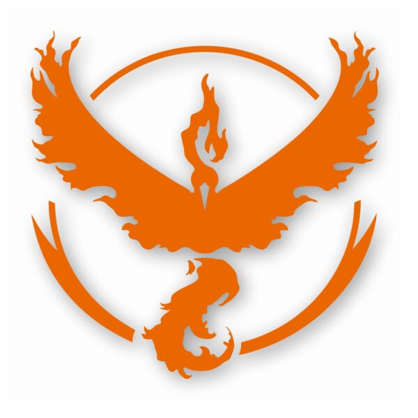 Pokemon Go Team Valor Logo - Vinyl Decal Sticker - CHOOSE Size & Color