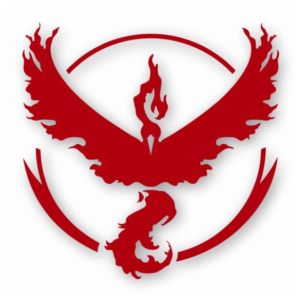 Pokemon Go Team Valor Logo - Vinyl Decal Sticker - CHOOSE Size & Color