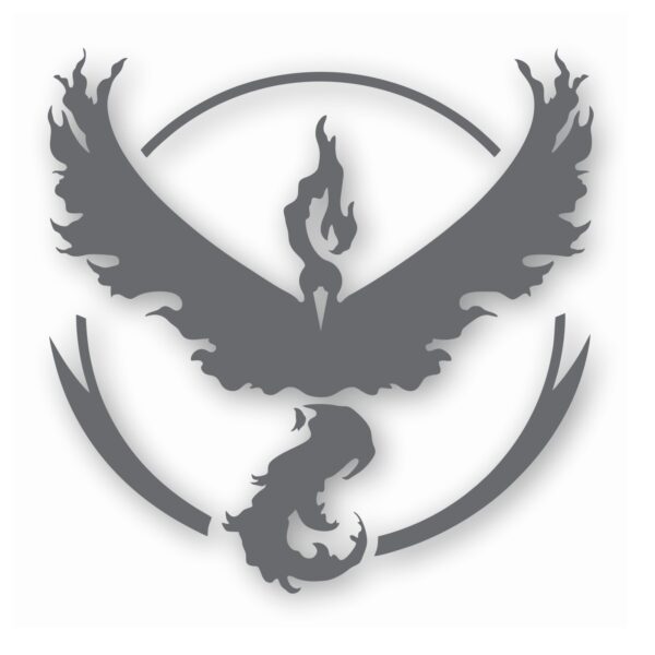 Pokemon Go Team Valor Logo - Vinyl Decal Sticker - CHOOSE Size & Color