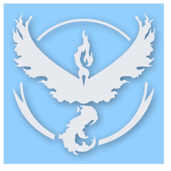 Pokemon Go Team Valor Logo - Vinyl Decal Sticker - CHOOSE Size & Color