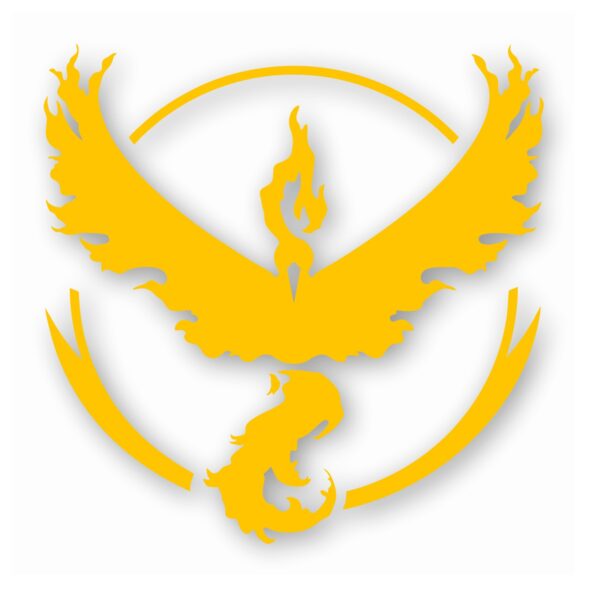 Pokemon Go Team Valor Logo - Vinyl Decal Sticker - CHOOSE Size & Color