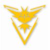 Pokemon Go Team Instinct Logo - Vinyl Decal Sticker - CHOOSE Size & Color