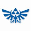 Legend of Zelda Hyrule Crest TriForce- Vinyl Decal Sticker - CHOOSE Size & Color