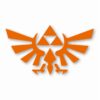 Legend of Zelda Hyrule Crest TriForce- Vinyl Decal Sticker - CHOOSE Size & Color
