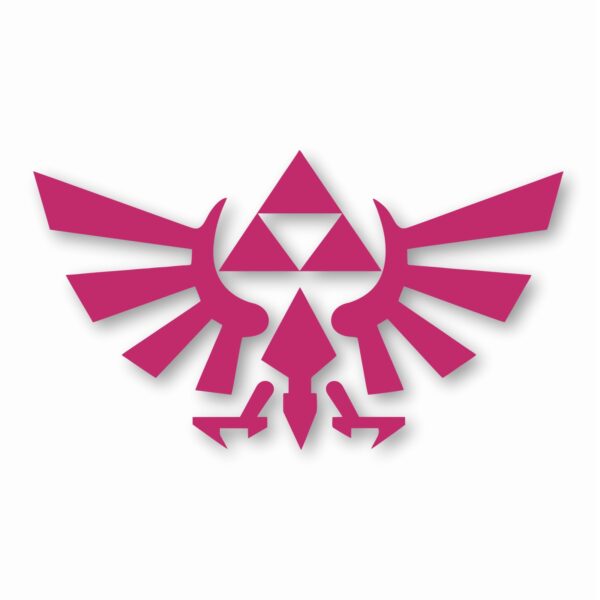 Legend of Zelda Hyrule Crest TriForce- Vinyl Decal Sticker - CHOOSE Size & Color