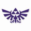 Legend of Zelda Hyrule Crest TriForce- Vinyl Decal Sticker - CHOOSE Size & Color