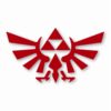 Legend of Zelda Hyrule Crest TriForce- Vinyl Decal Sticker - CHOOSE Size & Color