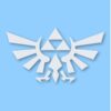 Legend of Zelda Hyrule Crest TriForce- Vinyl Decal Sticker - CHOOSE Size & Color