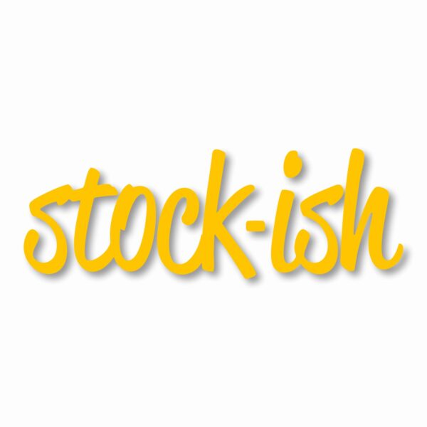 Stockish 1 JDM - Vinyl Decal Sticker - CHOOSE Size & Color