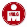 140.6 Full Triathlon Euro Circle - Vinyl Decal Sticker - CHOOSE Size & Color