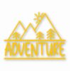 Adventure Logo Hiking Camping Travel - Vinyl Decal Sticker - CHOOSE Size & Color