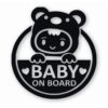 Cute Baby on Board - Vinyl Decal Sticker - CHOOSE Size & Color