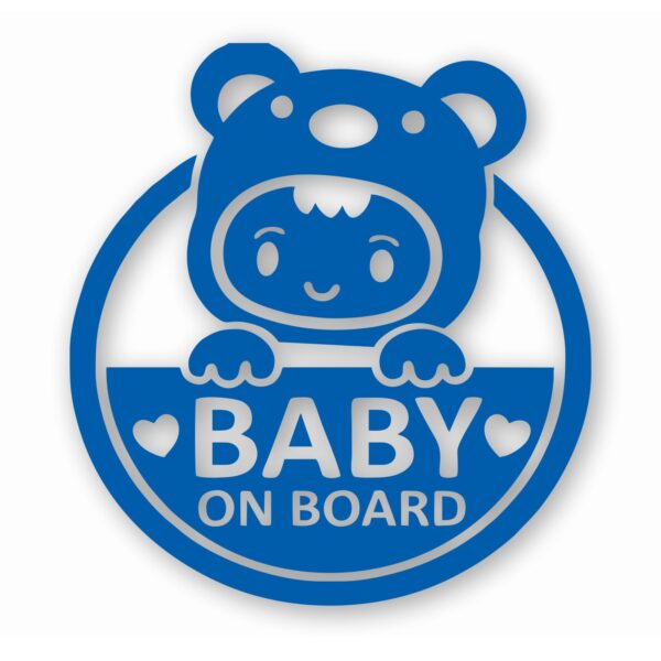 Cute Baby on Board - Vinyl Decal Sticker - CHOOSE Size & Color