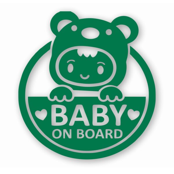 Cute Baby on Board - Vinyl Decal Sticker - CHOOSE Size & Color
