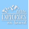 Little Explorers On Board - Vinyl Decal Sticker - CHOOSE Size & Color