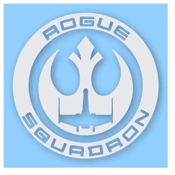 Star Wars Rogue Squadron - Vinyl Decal Sticker - CHOOSE Size & Color