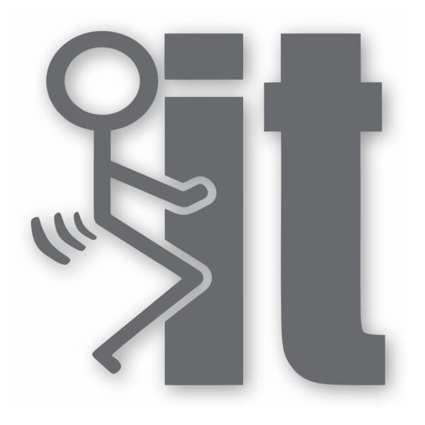 F*ck It Stick Figure - Vinyl Decal Sticker - CHOOSE Size & Color