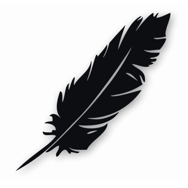 Feather Tribal Nursery Baby Bird - Vinyl Decal Sticker - CHOOSE Size & Color