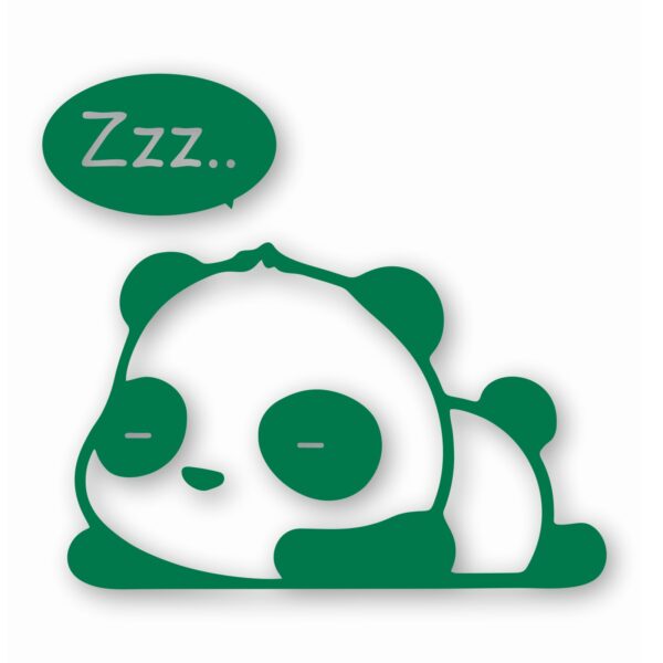 Panda Sleeping - Vinyl Decal Sticker - CHOOSE Size & Color