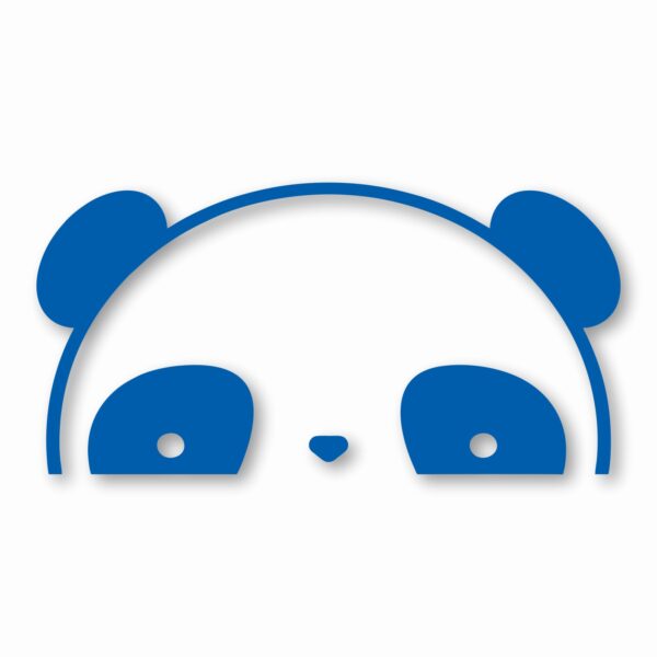 Panda Peeking - Vinyl Decal Sticker - CHOOSE Size & Color