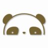 Panda Peeking - Vinyl Decal Sticker - CHOOSE Size & Color