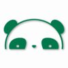 Panda Peeking - Vinyl Decal Sticker - CHOOSE Size & Color