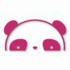 Panda Peeking - Vinyl Decal Sticker - CHOOSE Size & Color