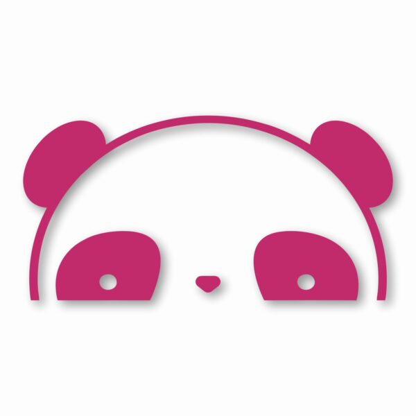 Panda Peeking - Vinyl Decal Sticker - CHOOSE Size & Color