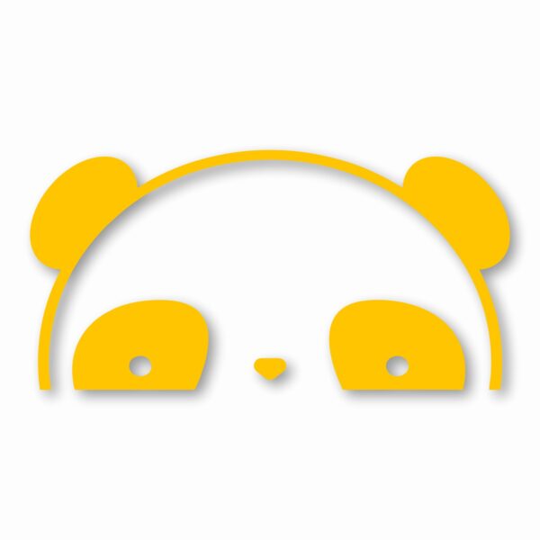 Panda Peeking - Vinyl Decal Sticker - CHOOSE Size & Color