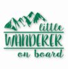 Little Wanderer On Board - Vinyl Decal Sticker - CHOOSE Size & Color