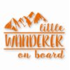 Little Wanderer On Board - Vinyl Decal Sticker - CHOOSE Size & Color