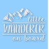 Little Wanderer On Board - Vinyl Decal Sticker - CHOOSE Size & Color