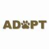 ADOPT A Pet Paw Rescue - Vinyl Decal Sticker - CHOOSE Size & Color